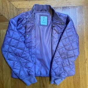 GAP Kids Purple Quilted Jacket
